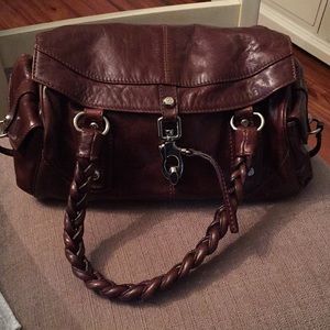 Francesco Biasia brown leather bag,